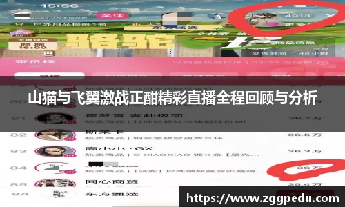 山猫与飞翼激战正酣精彩直播全程回顾与分析